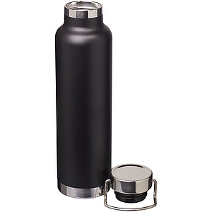 Thor 650 ml copper vacuum insulated sport bottle, black