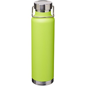 Thor 650 ml copper vacuum insulated sport bottle, lime green