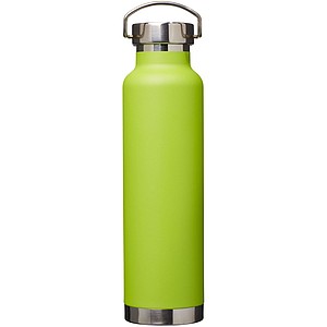 Thor 650 ml copper vacuum insulated sport bottle, lime green
