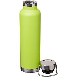 Thor 650 ml copper vacuum insulated sport bottle, lime green