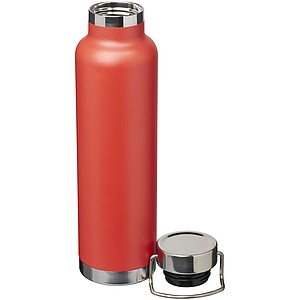 Thor 650 ml copper vacuum insulated sport bottle, red
