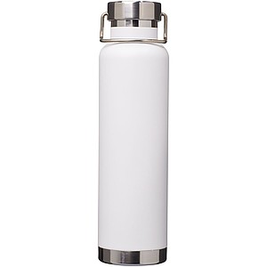 Thor 650 ml copper vacuum insulated sport bottle, white