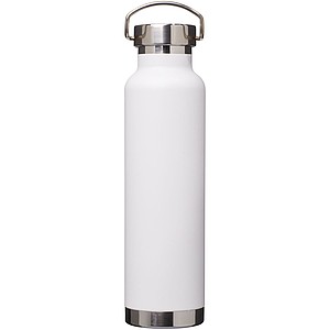 Thor 650 ml copper vacuum insulated sport bottle, white