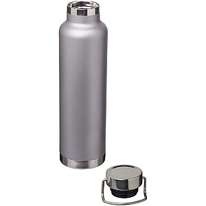 Thor 650 ml RCS recycled stainless steel copper vacuum insulated water bottle, grey