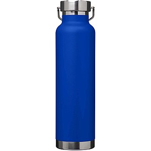 Thor 650 ml RCS recycled stainless steel copper vacuum insulated water bottle, royal blue