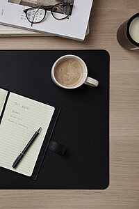 Timo PU RCS RPET desk pad, black