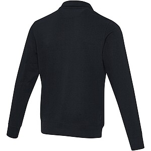 Tin unisex Aware™ recycled quarter zip sweater, navy