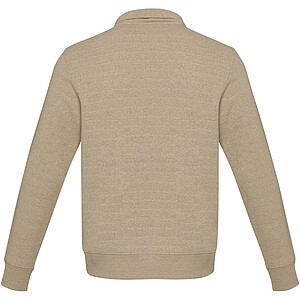 Tin unisex Aware™ recycled quarter zip sweater, oatmeal