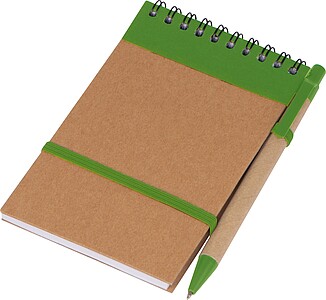 To do pad with pen, green