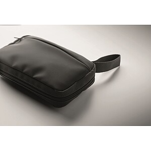 Toiletry bag 600D RPET, black