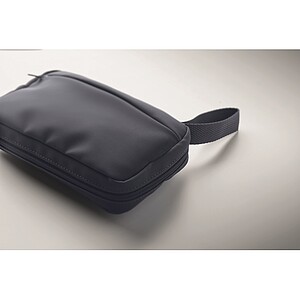 Toiletry bag 600D RPET, french navy