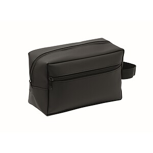 Toiletry bag in 600D RPET, black