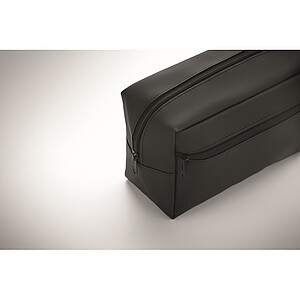 Toiletry bag in 600D RPET, black