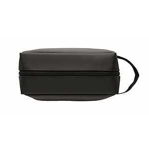 Toiletry bag in 600D RPET, black