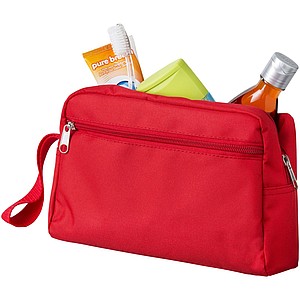 Toiletrybag carry strap red