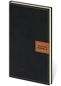 Toledo 2025 diář kapesní, černý