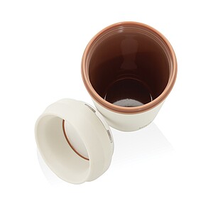 Topl Recycled Plastic To Go Tumbler Patented 360 Lid 354ml, brown