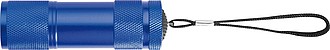 Torch with 3 batteries in a box*, blue