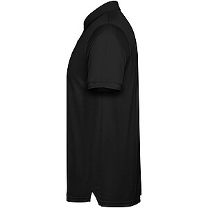 Tormo short sleeve mens polo, solid black