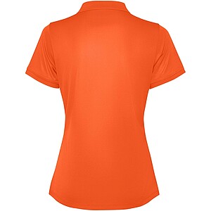 Tormo short sleeve womens polo, fire orange
