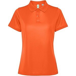 Tormo short sleeve womens polo, fire orange