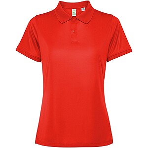 Tormo short sleeve womens polo, red