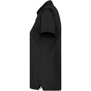 Tormo short sleeve womens polo, solid black