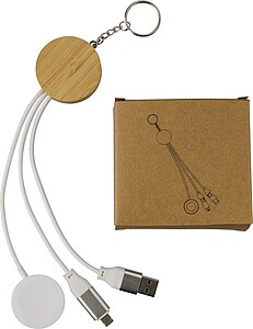 TPE charging cable Mei, brown