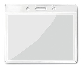 Transparent badge 10cmx8cm