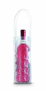 Transparent PVC cooler bag, transparent