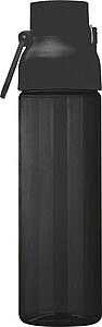 Transparent tritan bottle, 750 ml, black