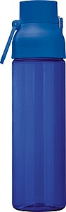 Transparent tritan bottle, 750 ml, blue