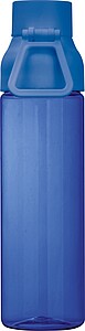 Transparent tritan bottle, 750 ml, blue