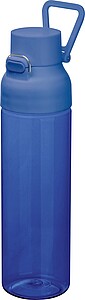 Transparent tritan bottle, 750 ml, blue
