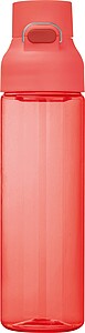 Transparent tritan bottle, 750 ml, red
