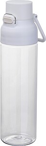 Transparent tritan bottle, 750 ml, white