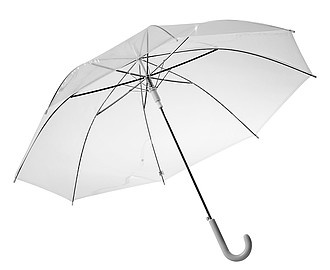 Transparent umbrella.White