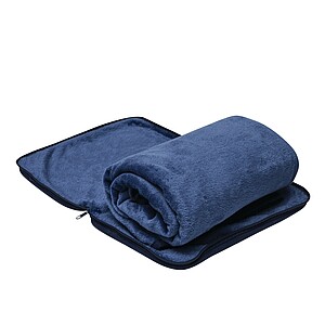 Travel blanket, navy blue