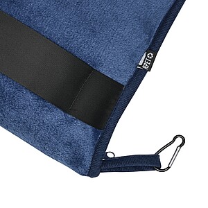 Travel blanket, navy blue
