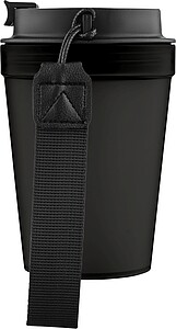 Travel drinking mug 350 ml Lush, black