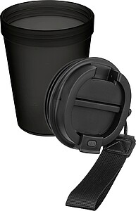 Travel drinking mug 350 ml Lush, black