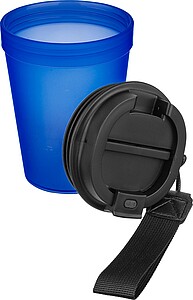 Travel drinking mug 350 ml Lush, blue