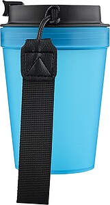 Travel drinking mug 350 ml Lush, light blue