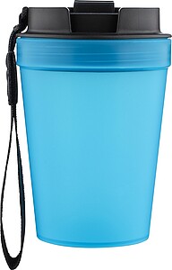 Travel drinking mug 350 ml Lush, light blue