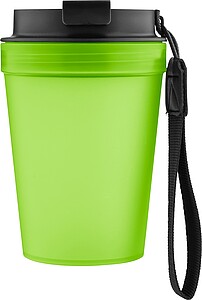 Travel drinking mug 350 ml Lush, lime
