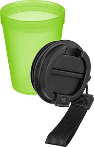 Travel drinking mug 350 ml Lush, lime