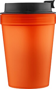 Travel drinking mug 350 ml Lush, orange