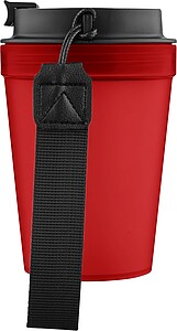 Travel drinking mug 350 ml Lush, red