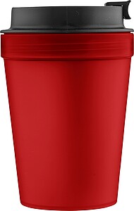 Travel drinking mug 350 ml Lush, red