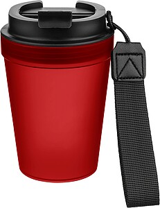 Travel drinking mug 350 ml Lush, red
